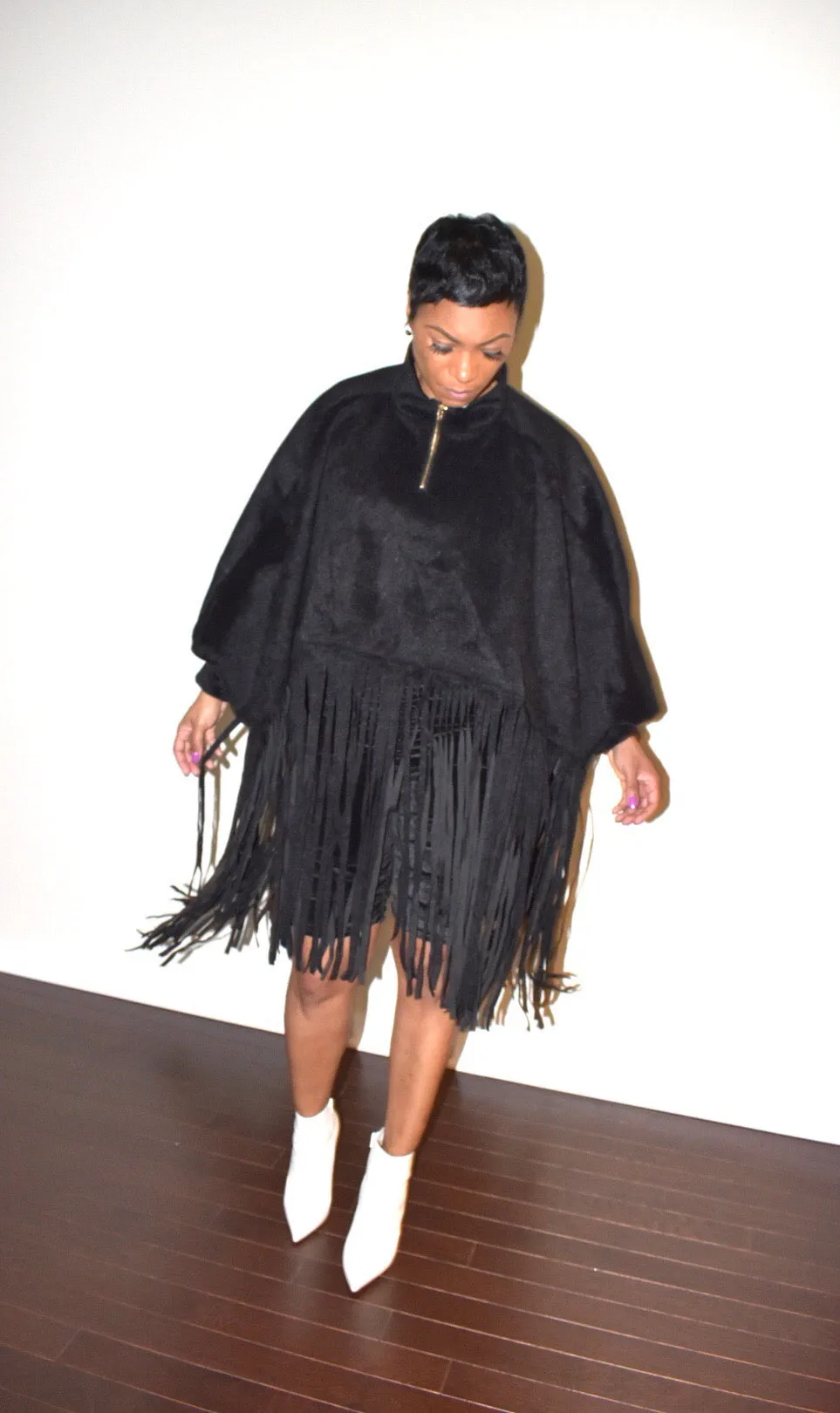 POPPIN Cashmere Tassel Top