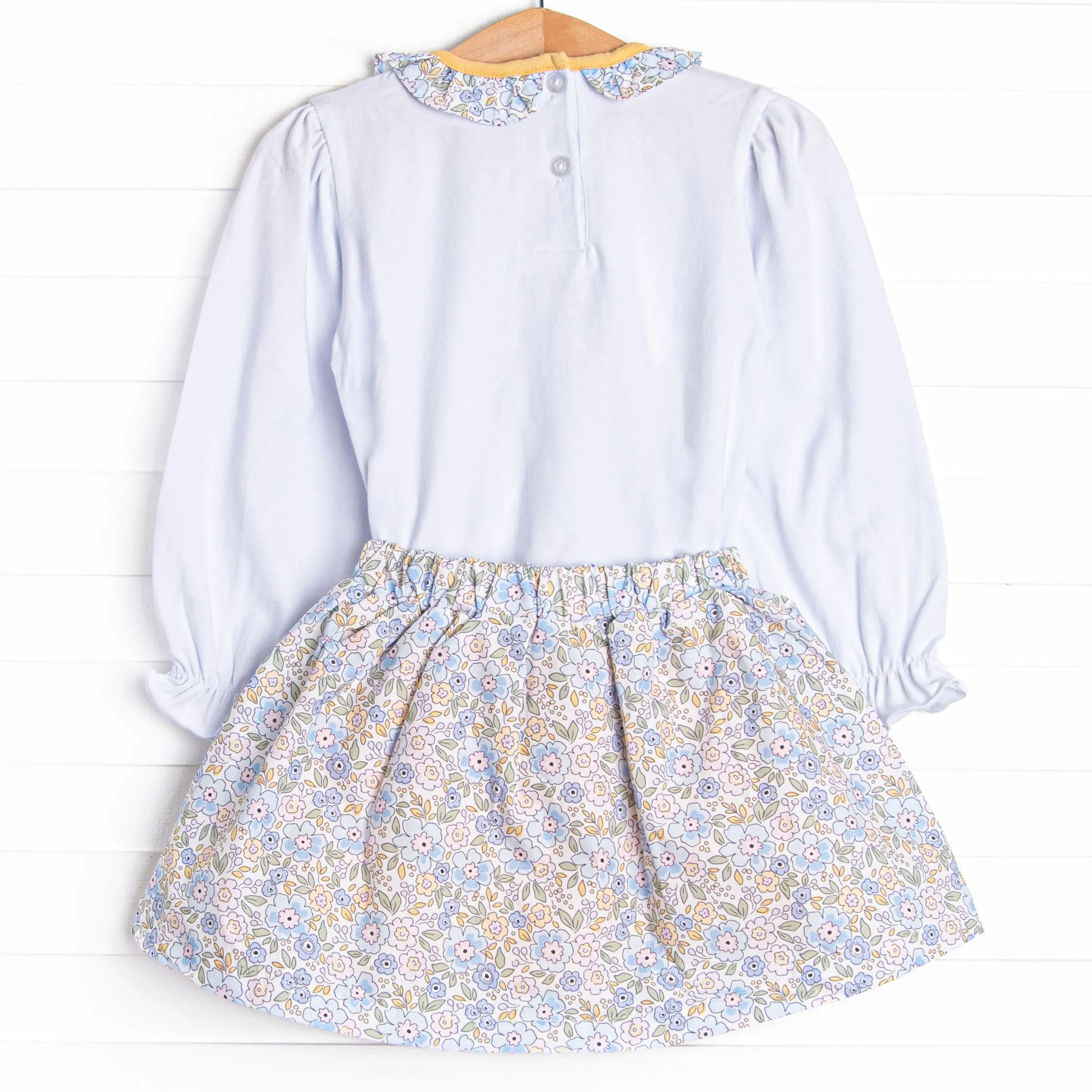 Poppy Fields Skirt Set, Yellow