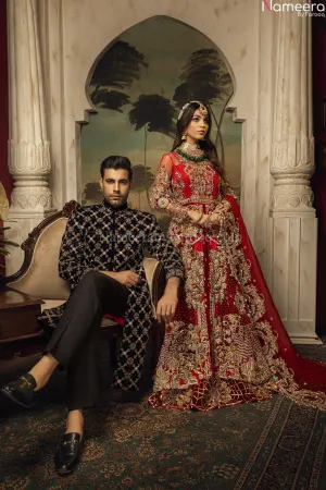 Premium Designer Red Bridal Lehenga Wedding Wear #BN881