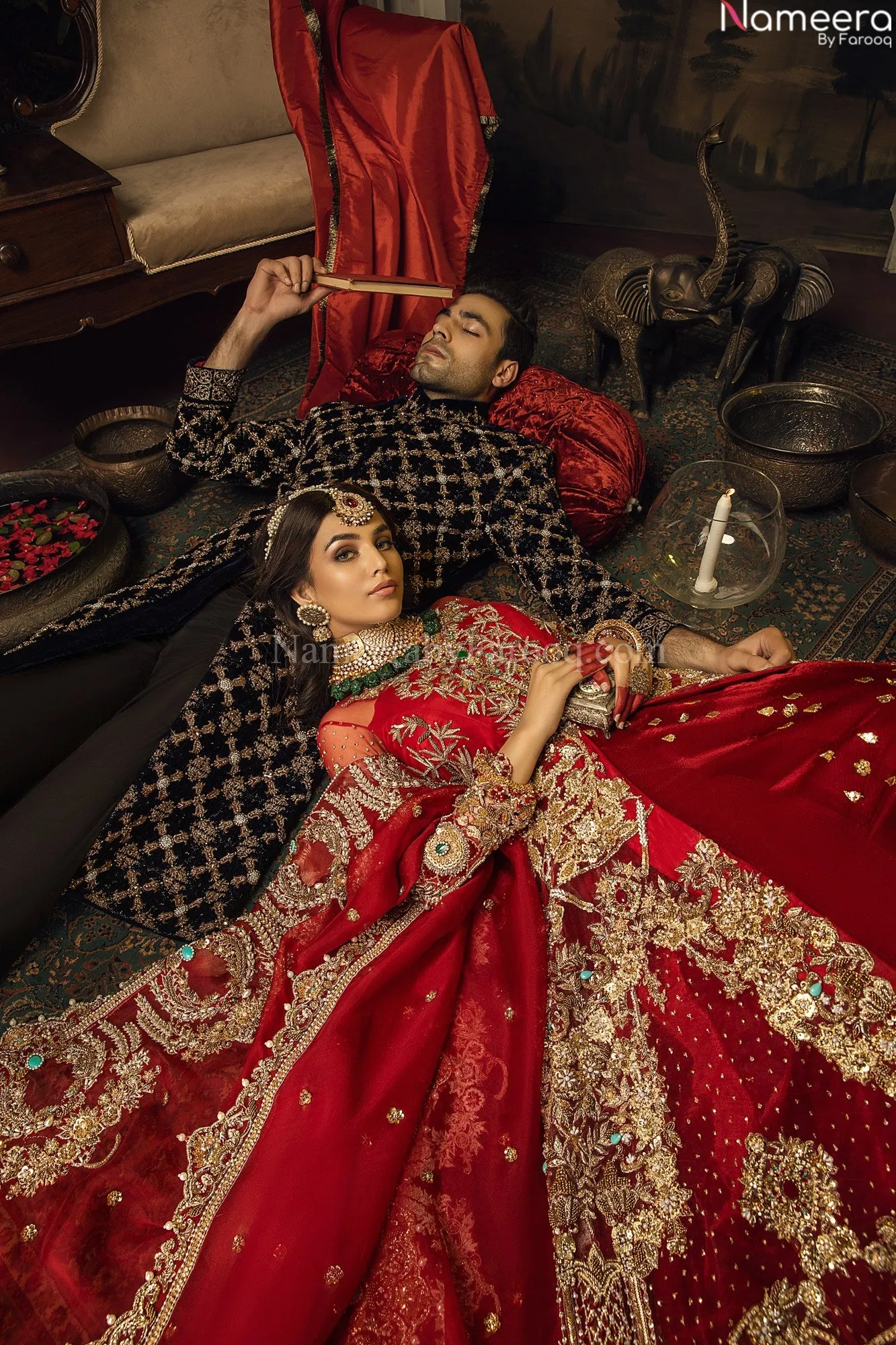 Premium Designer Red Bridal Lehenga Wedding Wear #BN881