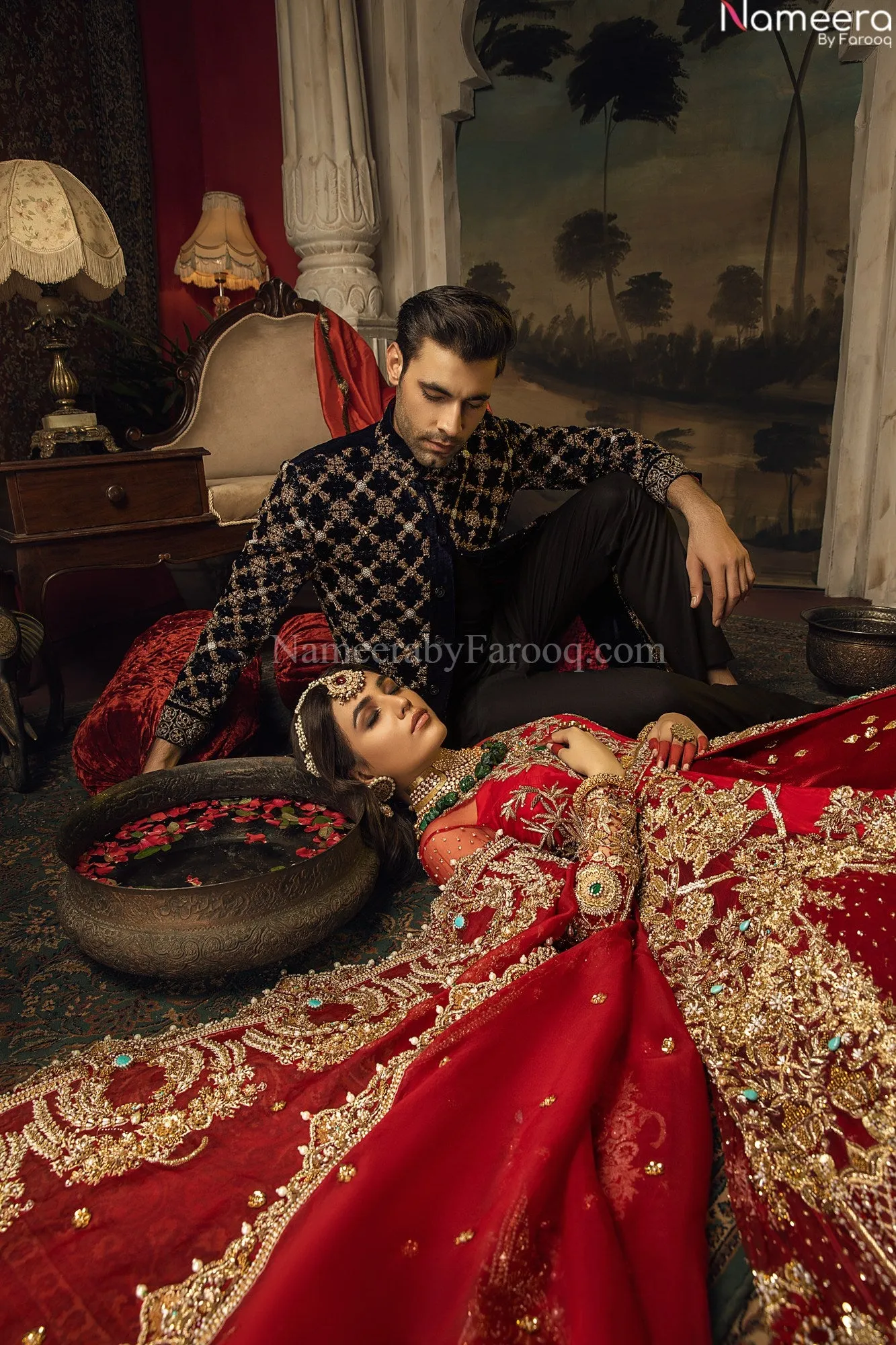 Premium Designer Red Bridal Lehenga Wedding Wear #BN881