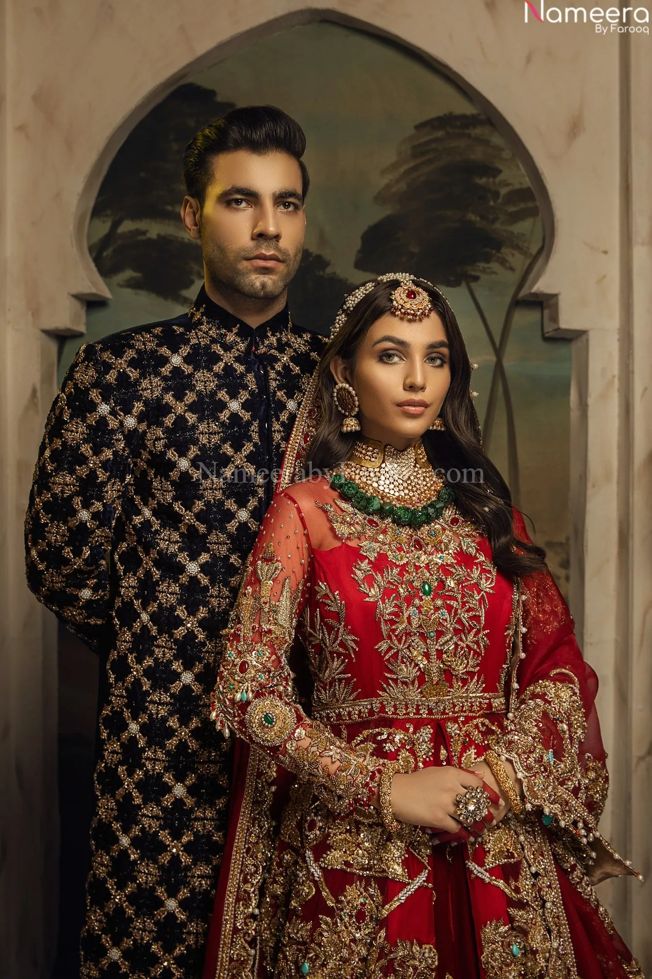 Premium Designer Red Bridal Lehenga Wedding Wear #BN881