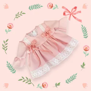 Pretty Baby Girls Lace Dress - Pink