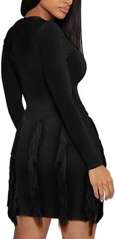 Pretty Girl Rock Mini Fringe Dress