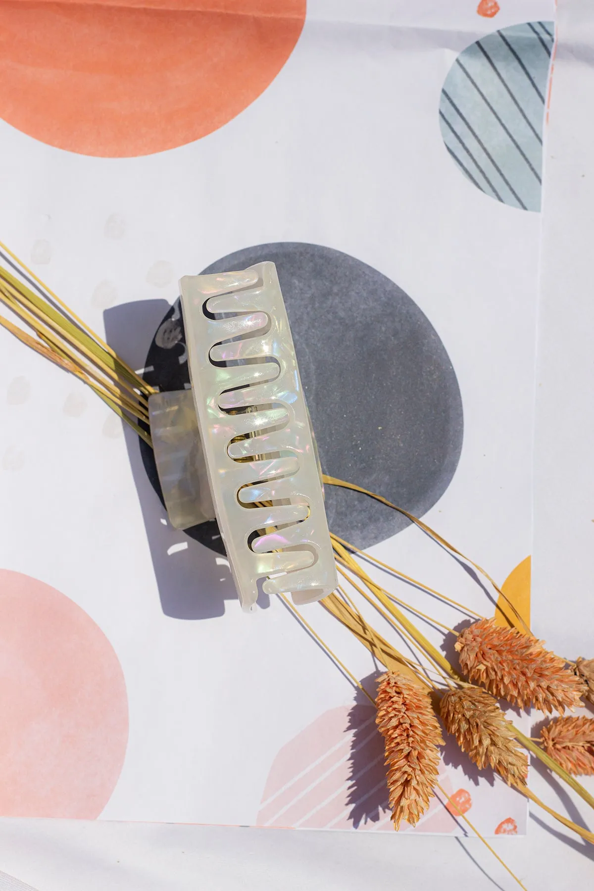 Rectangle Cut Out Classic Claw Hair Clip