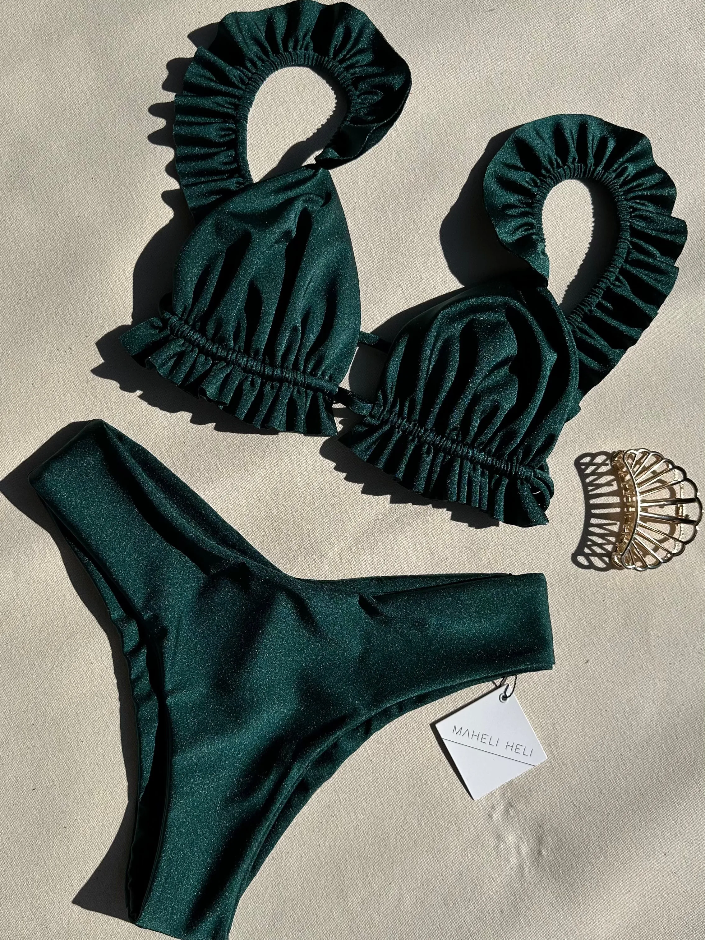 Ria Ruffle Bikini Top