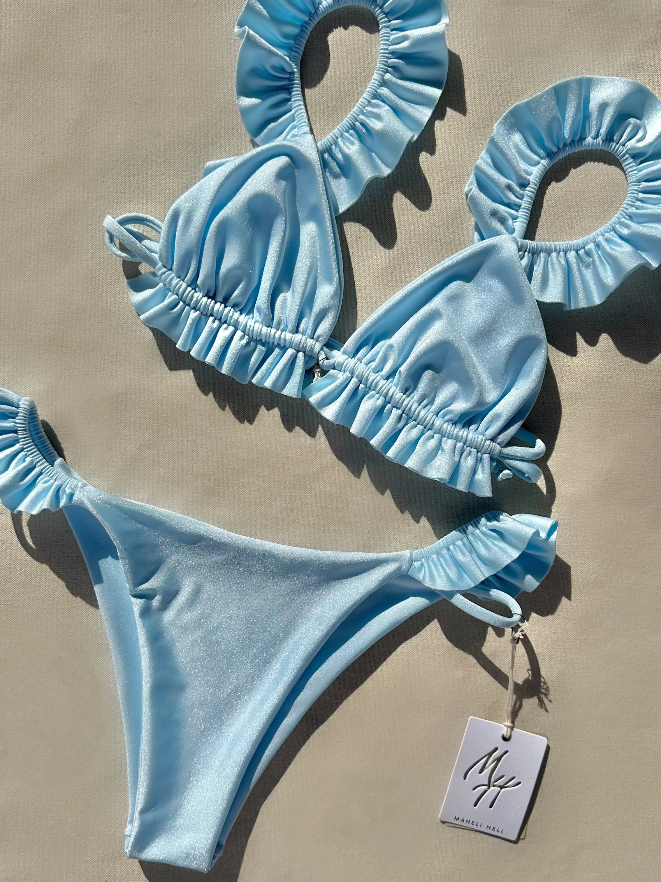 Ria Ruffle Bikini Top