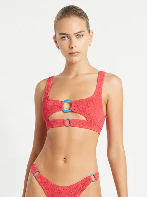 Ring Sasha Crop Top In Guava
