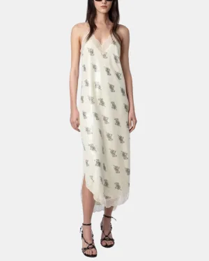 RISTYL SEQUIN DRESS IN MASTIC