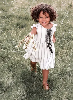 Ruby Striped Lace Dress