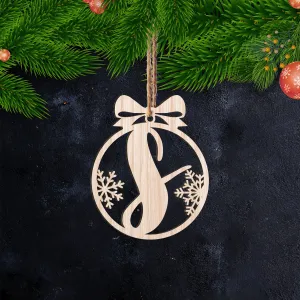 S Letter - Ornament Cut out 39 - PT97