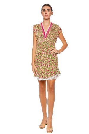 Sasha Pink Honolulu Fringe Mini Dress