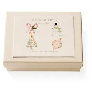 Season's Greetings Note Card Box