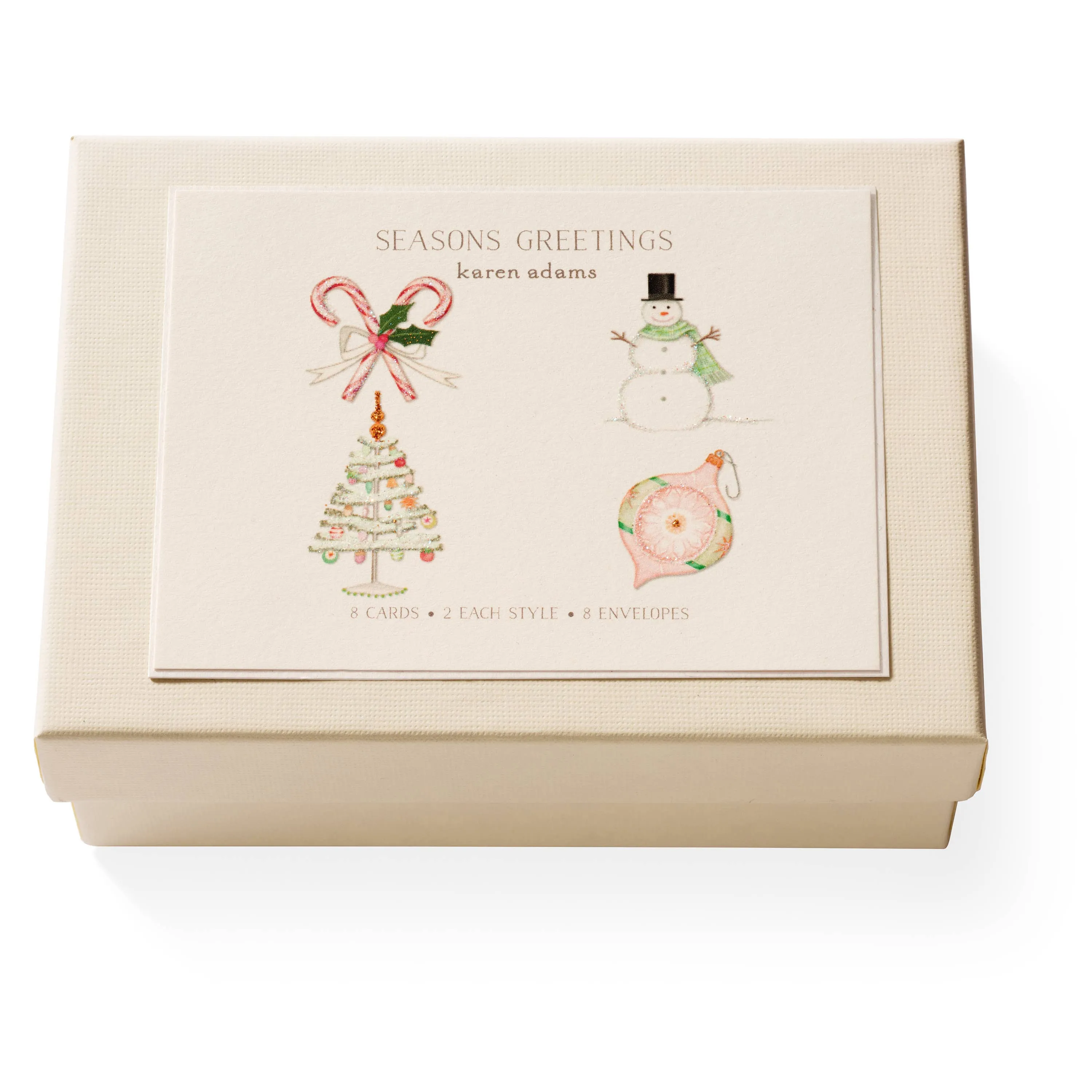 Season's Greetings Note Card Box