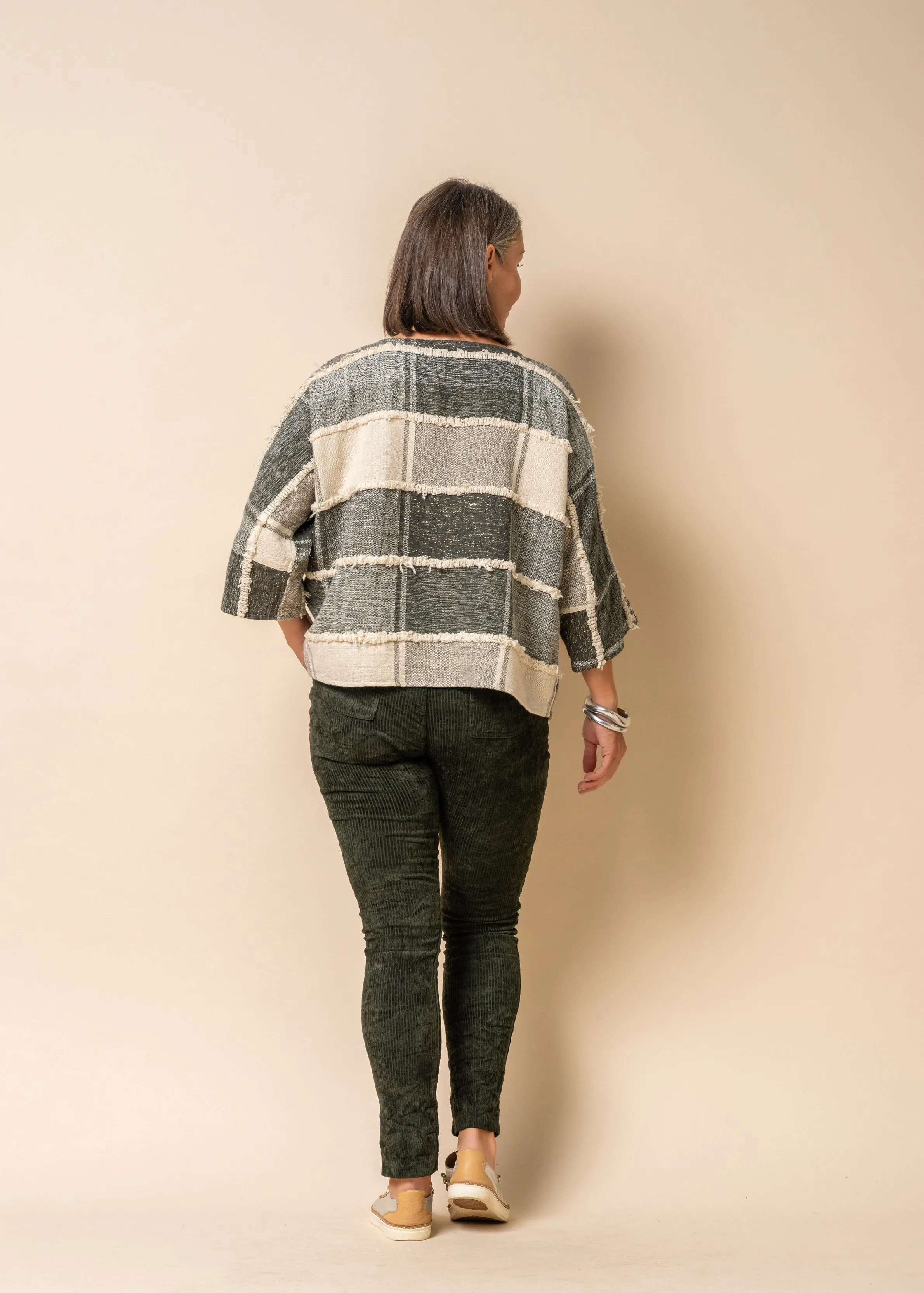 Selene Top in Khaki