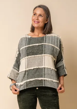 Selene Top in Khaki