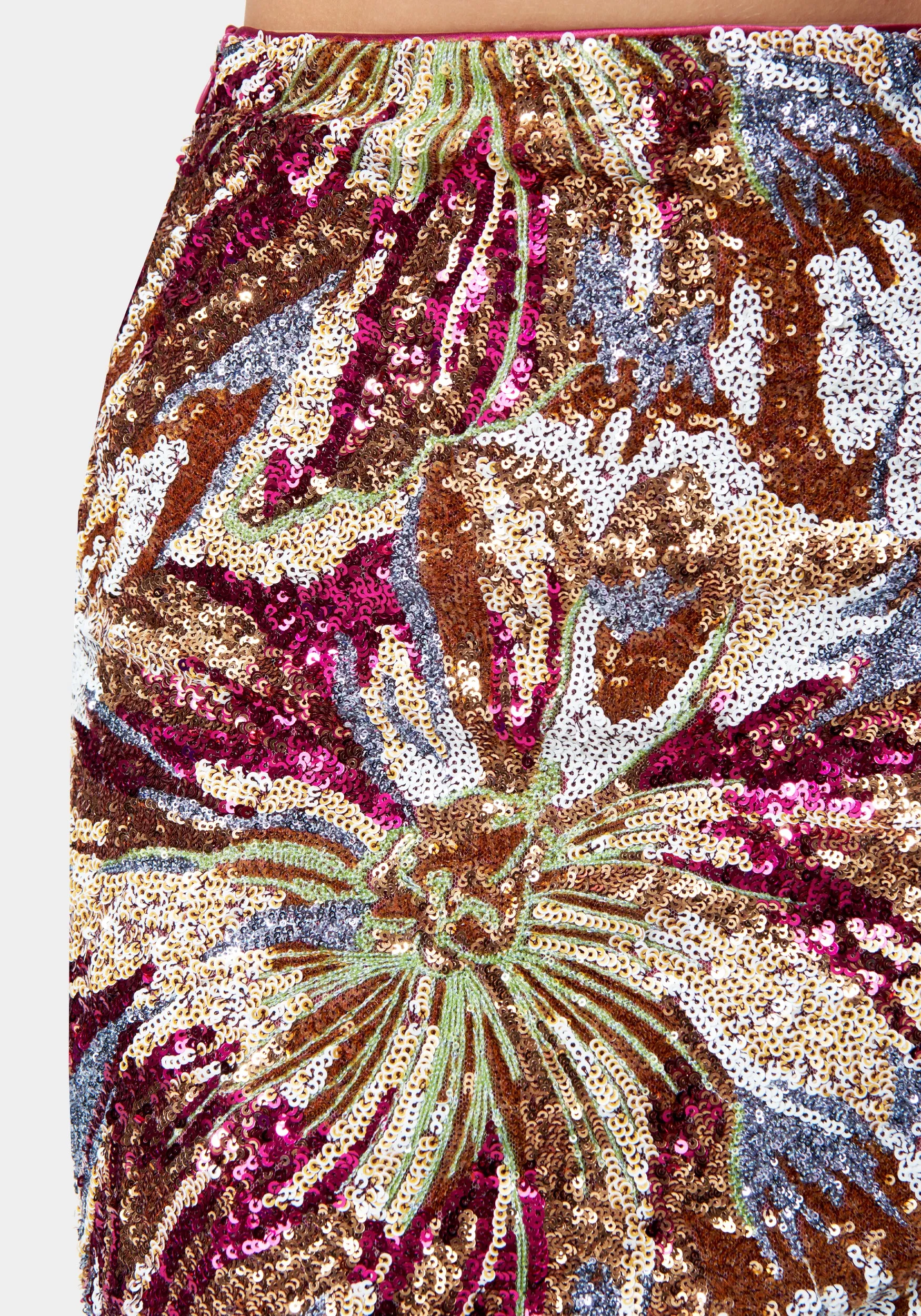 Sequin Mini Skirt
