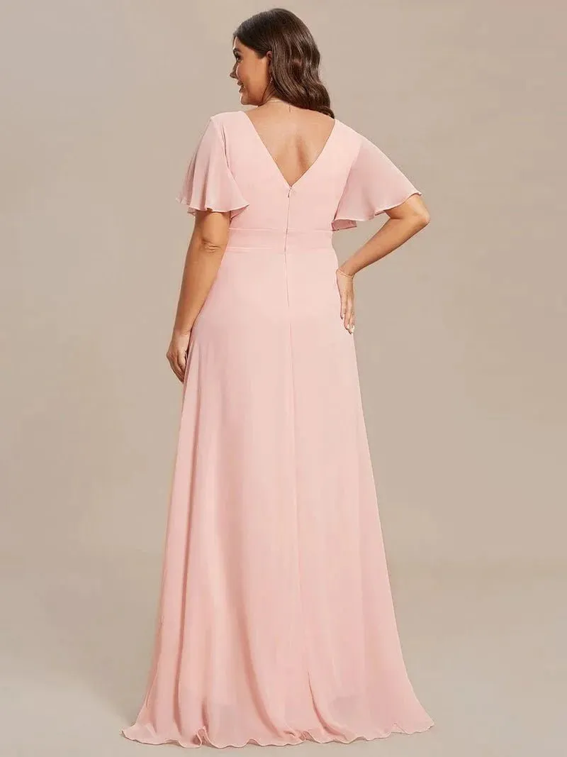 Sharana light pink sleeved hi low s8 dress Express NZ wide