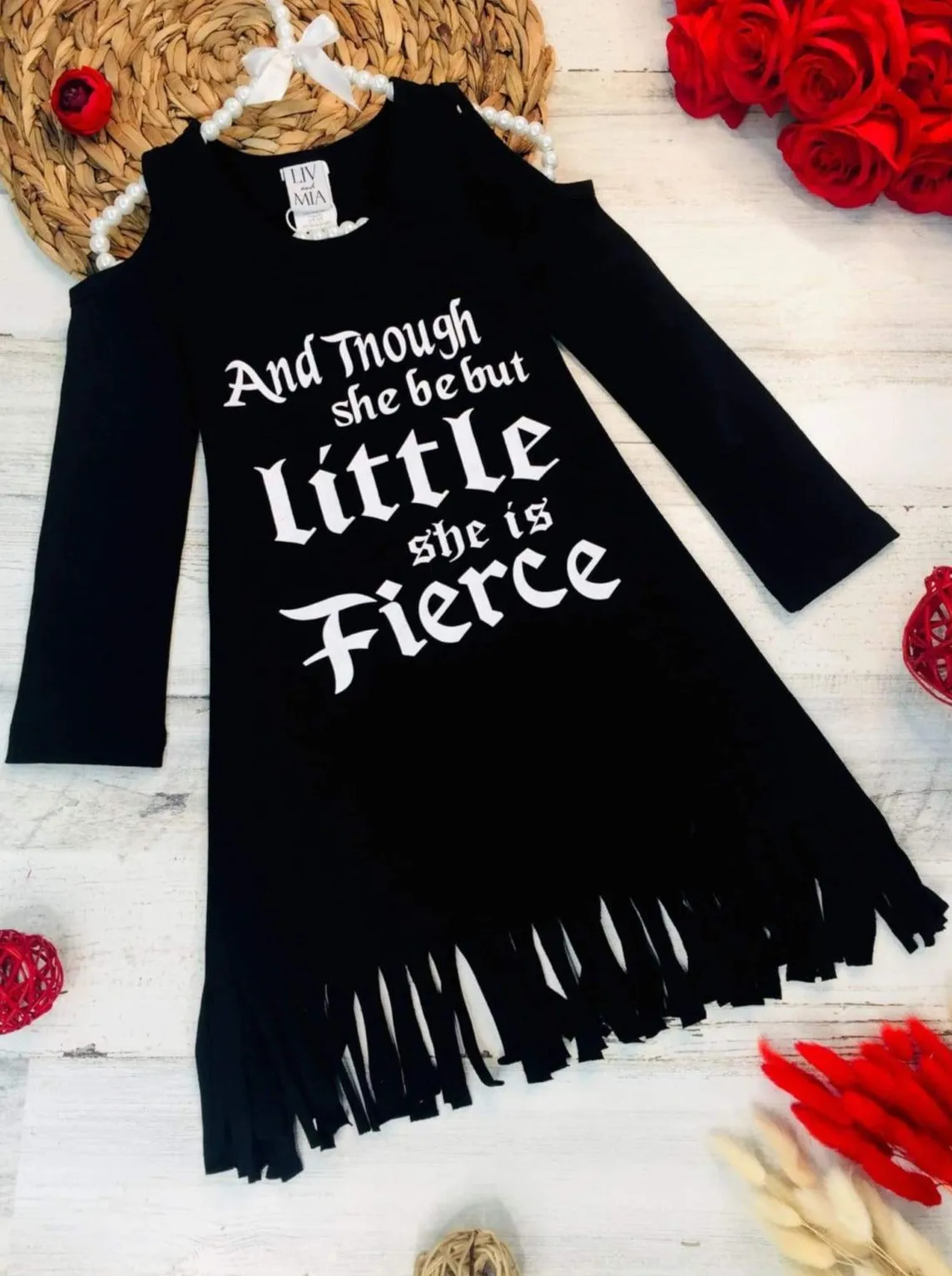 She is Fierce Fringe Dress