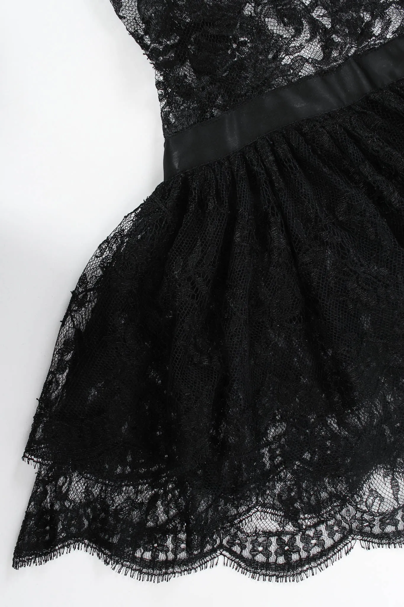 Sheer Floral Lace Dress