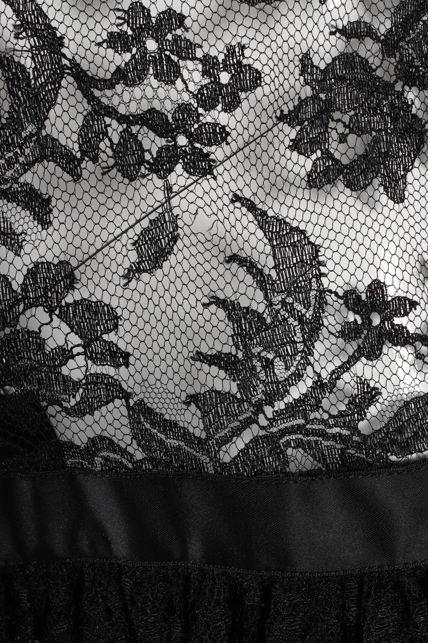 Sheer Floral Lace Dress