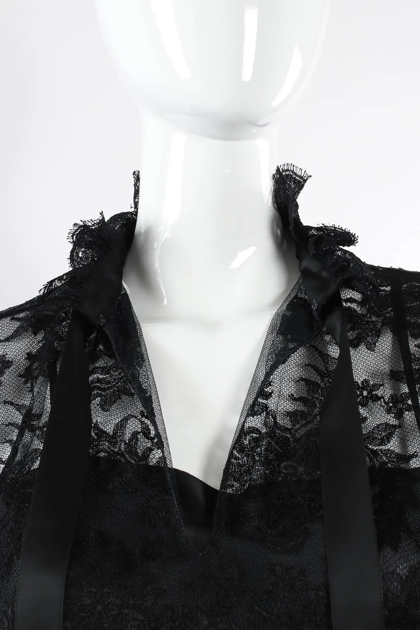 Sheer Floral Lace Dress