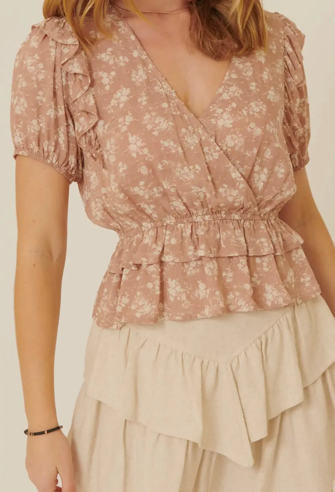 She's A Cutie Floral Top
