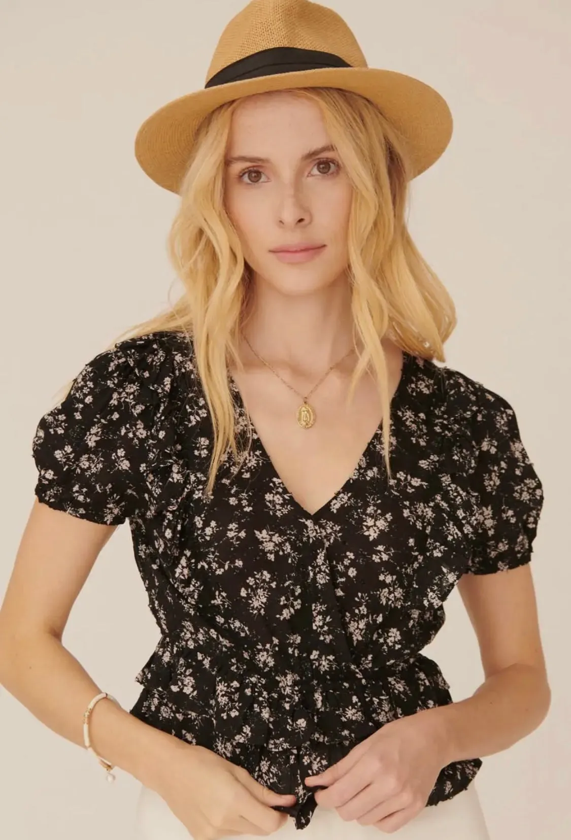 She's A Cutie Floral Top
