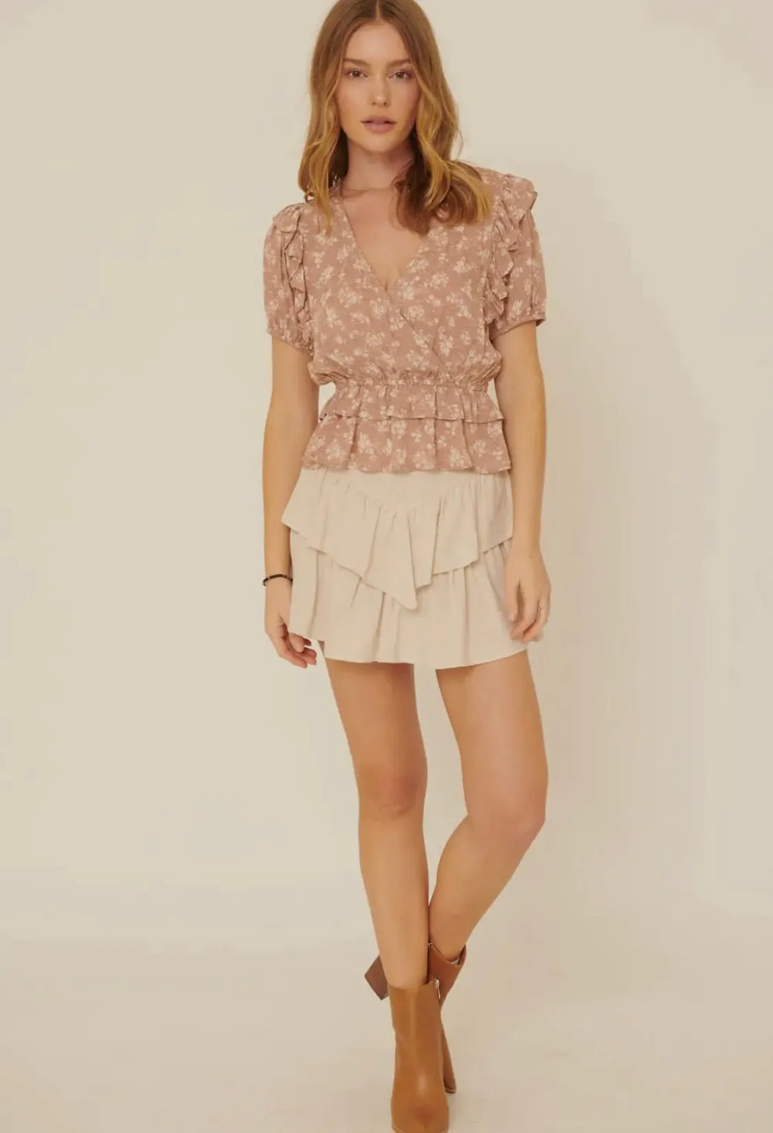 She's A Cutie Floral Top