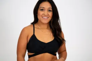 Side Cut Out Swim Top