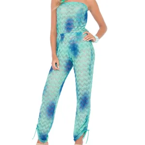 SIETE MARES - Crochet Strapless Jumpsuit