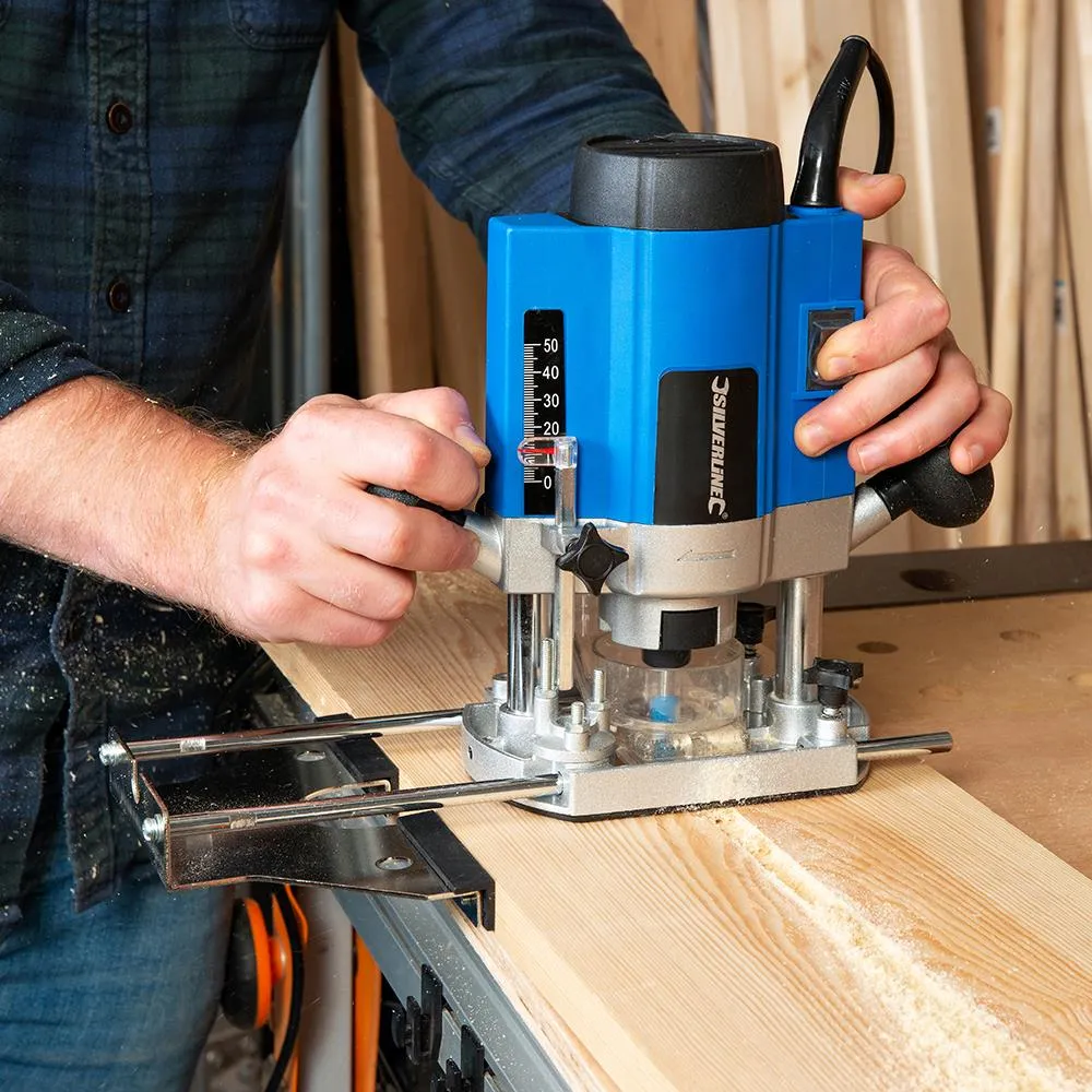 Silverline 1020W Plunge Router 1/4" 329863