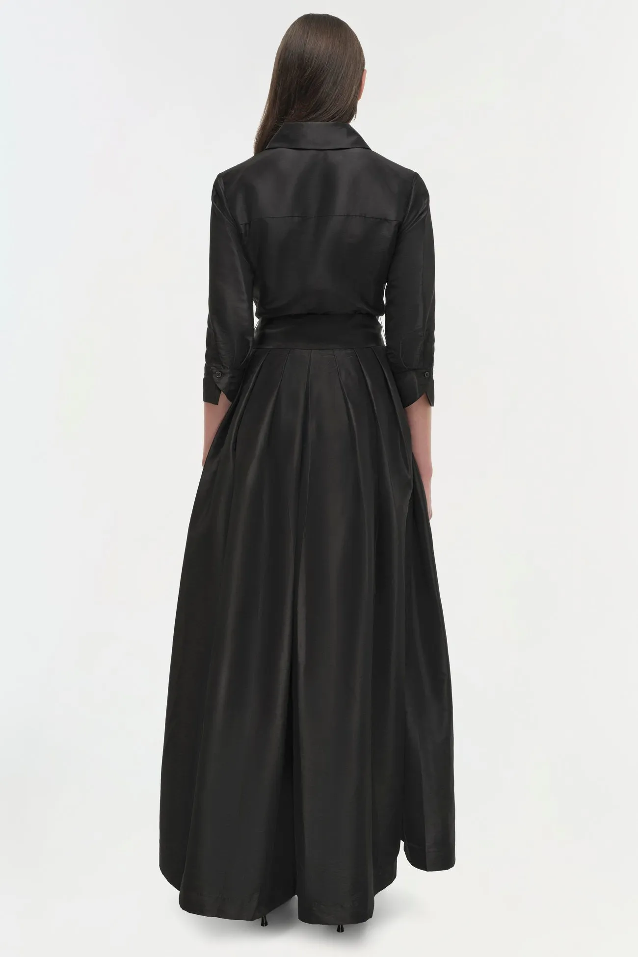 SIMKHAI - Julip S/S Belted Gown - Black