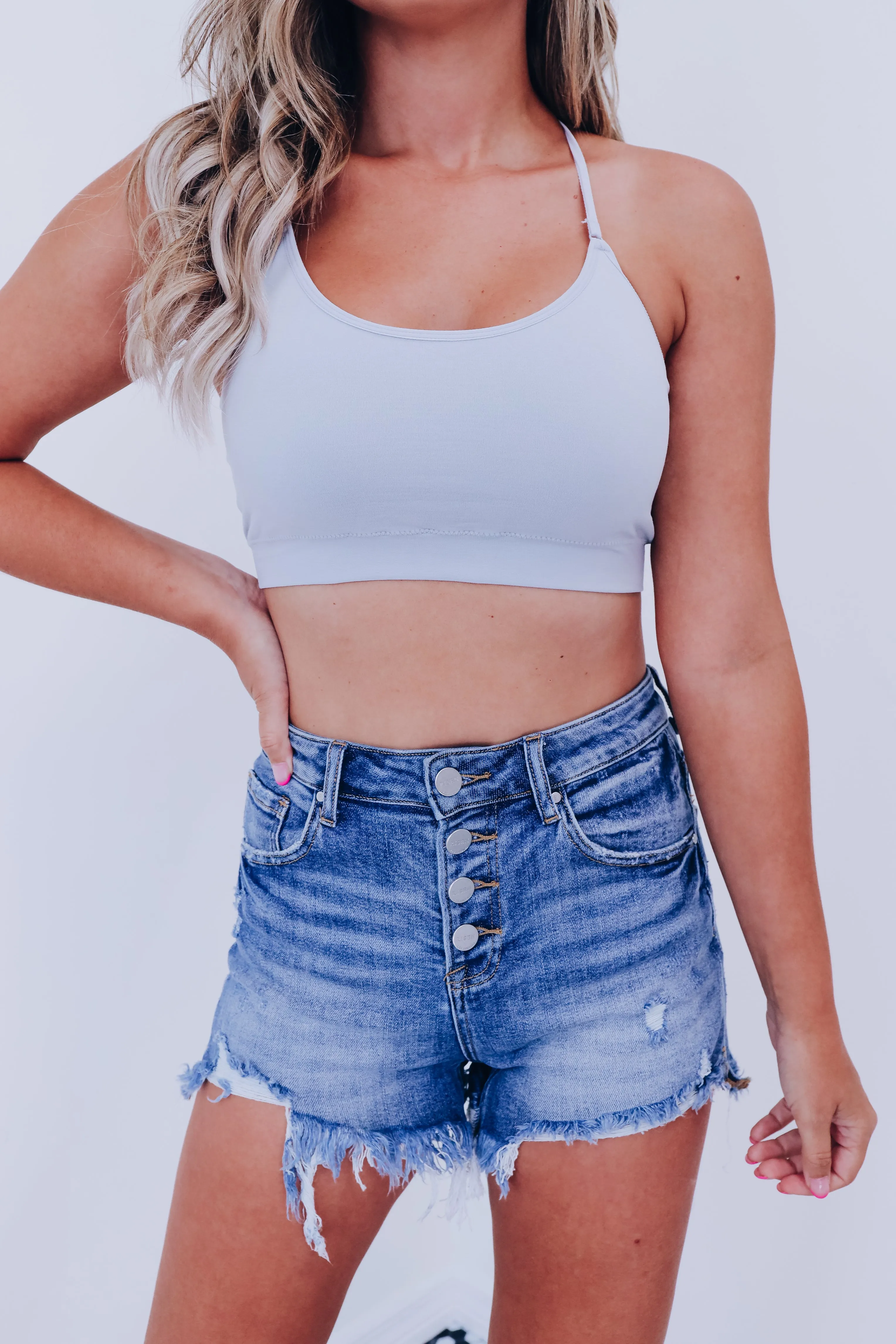 Simplistic Comfy Bralette - Grey