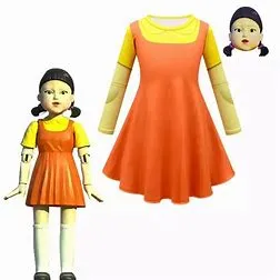 Squid Game Doll Costume