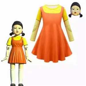 Squid Game Doll Costume