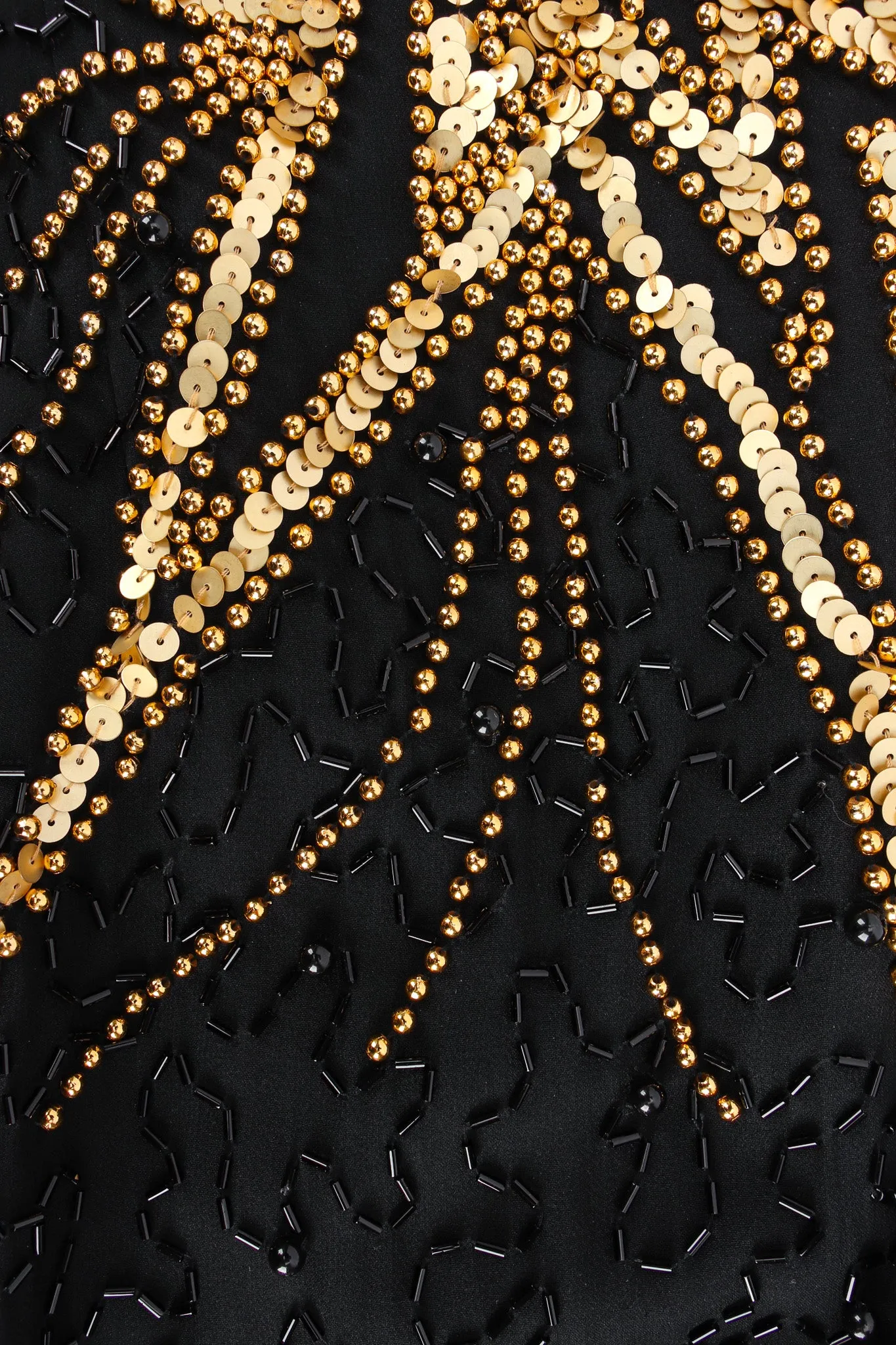 Star Beaded Fringe SIlk Dress