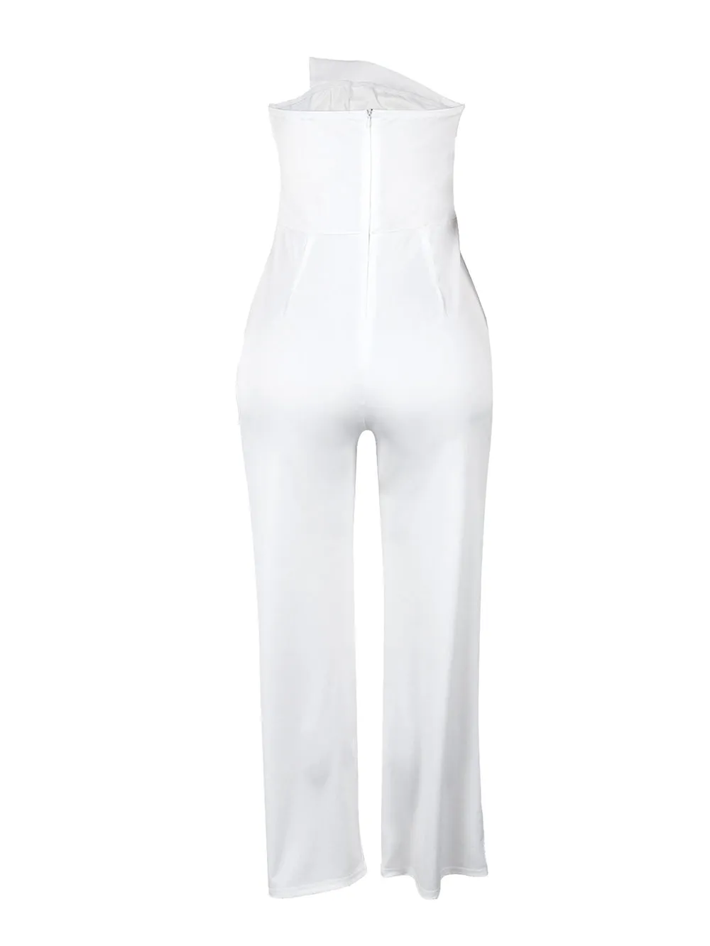 Strapless Sleeveless Commuter Jumpsuit FA50136