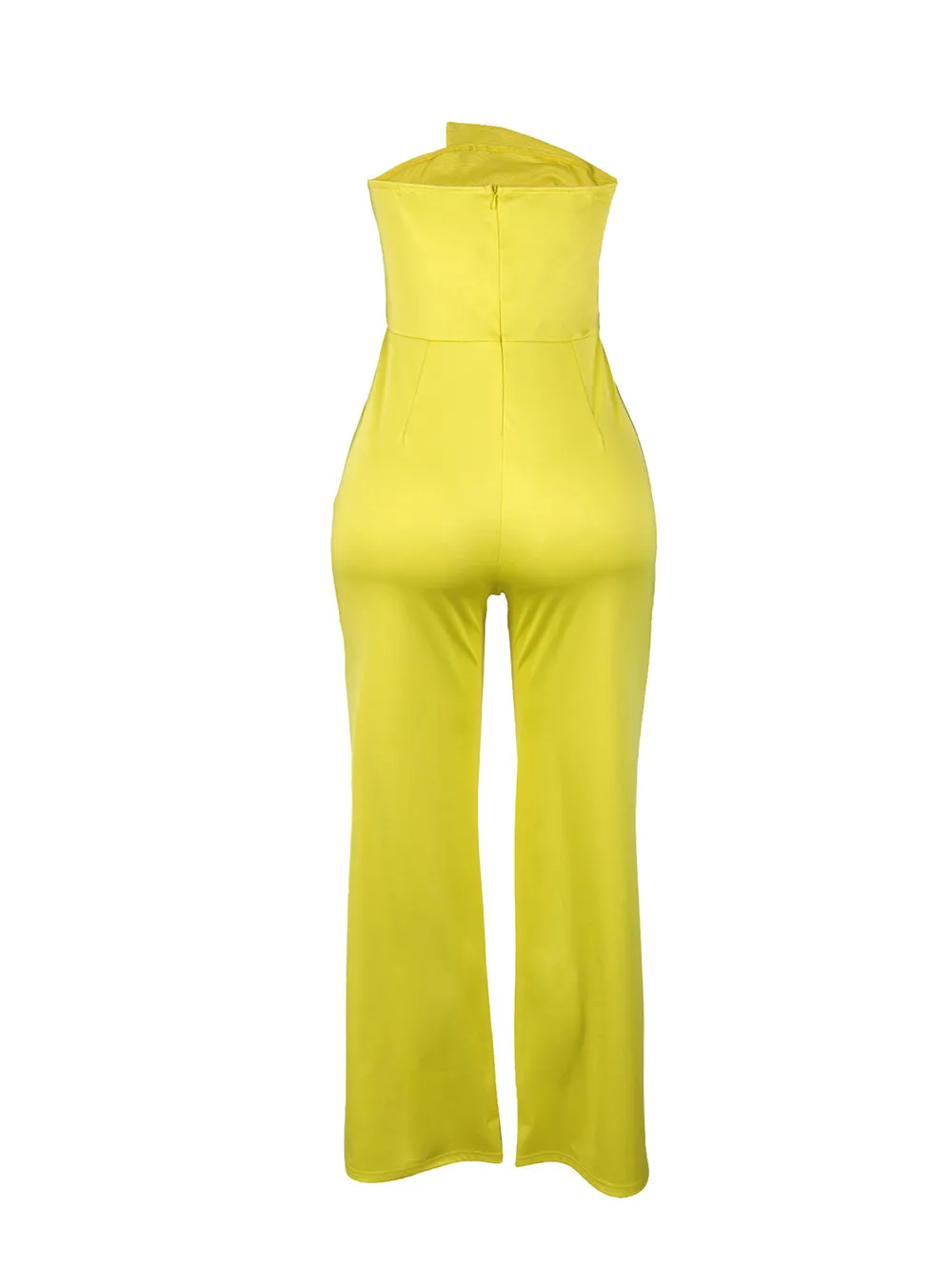 Strapless Sleeveless Commuter Jumpsuit FA50136