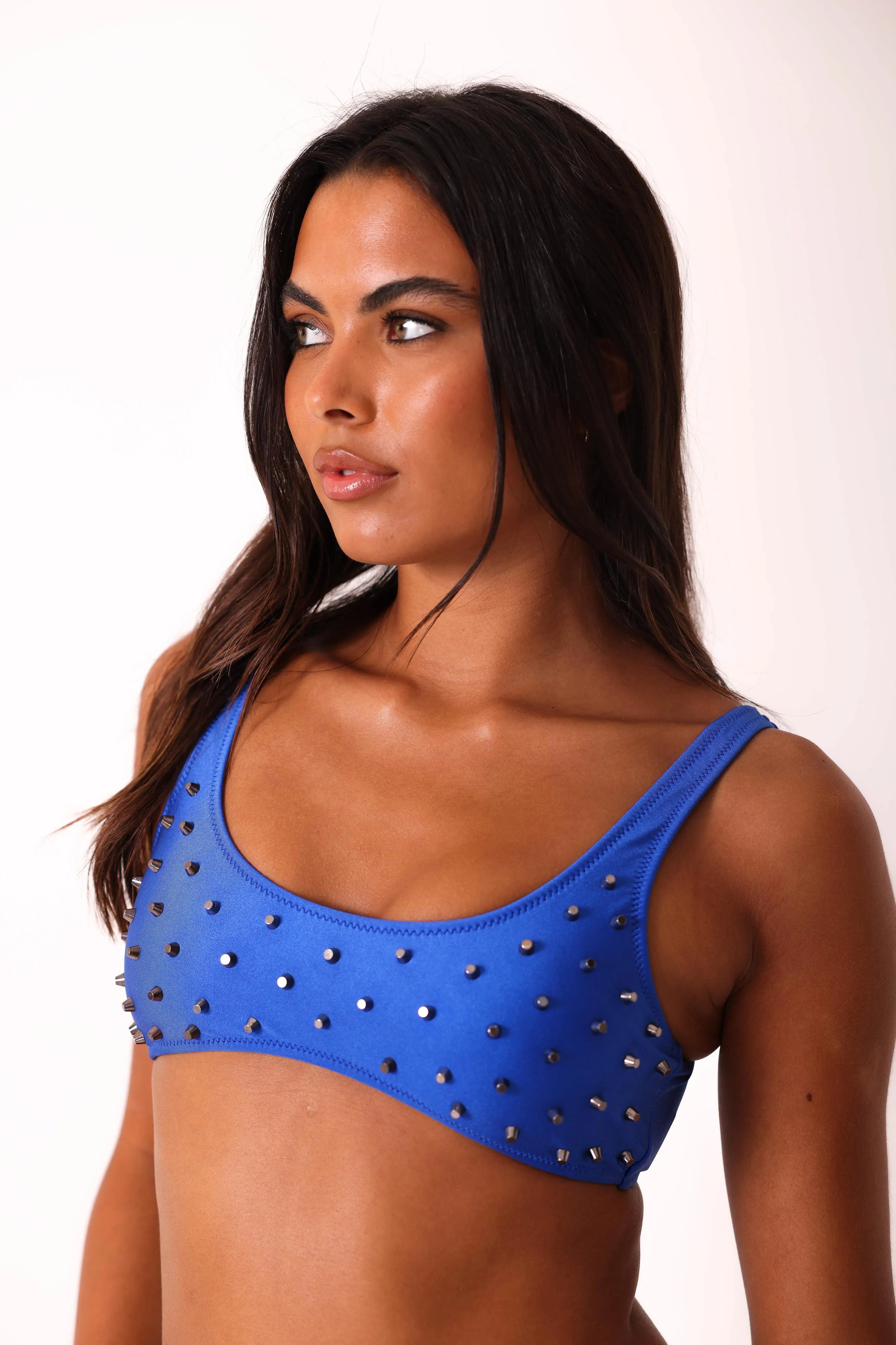 Stud bikini top