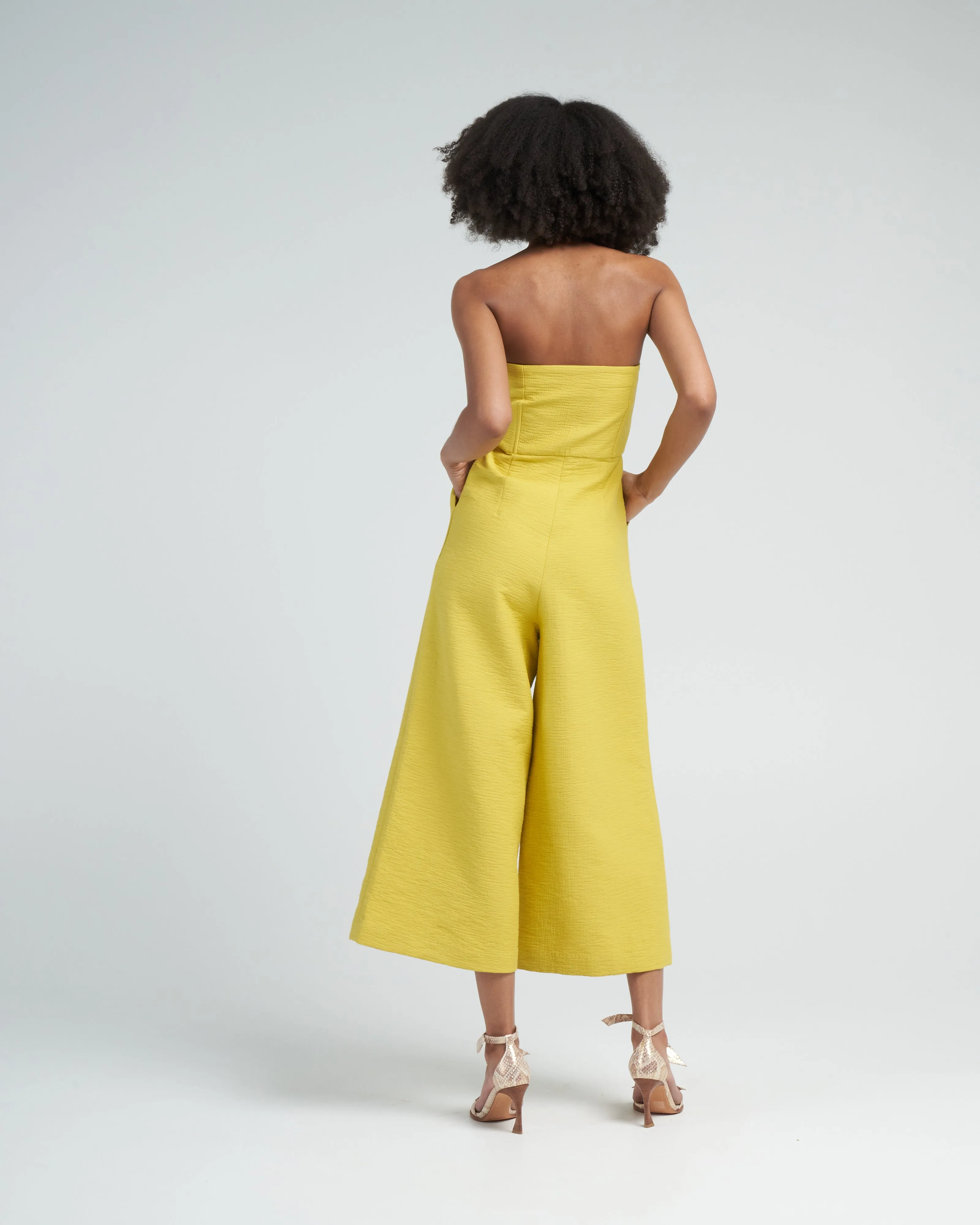 summons jumpsuit - citrine