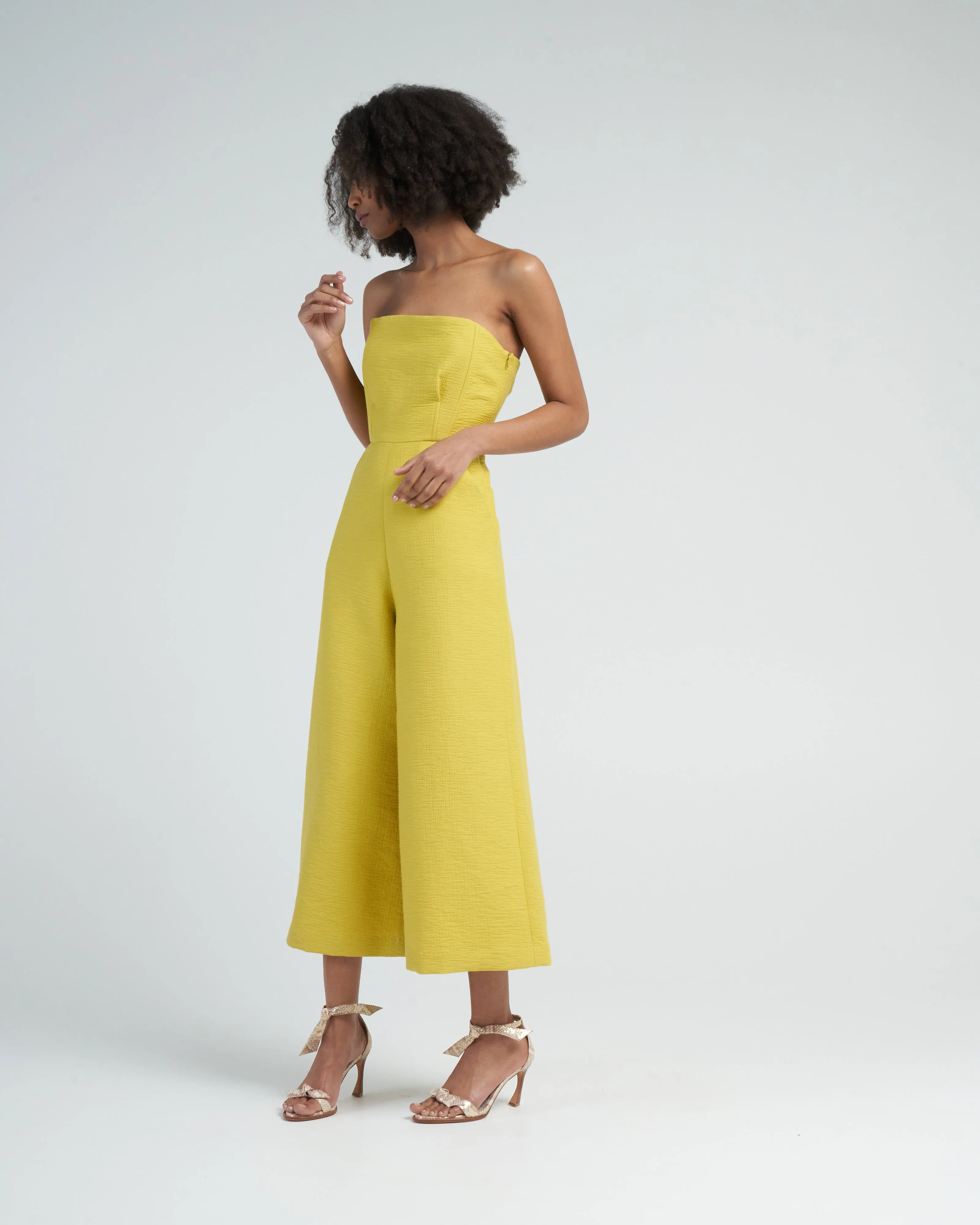 summons jumpsuit - citrine