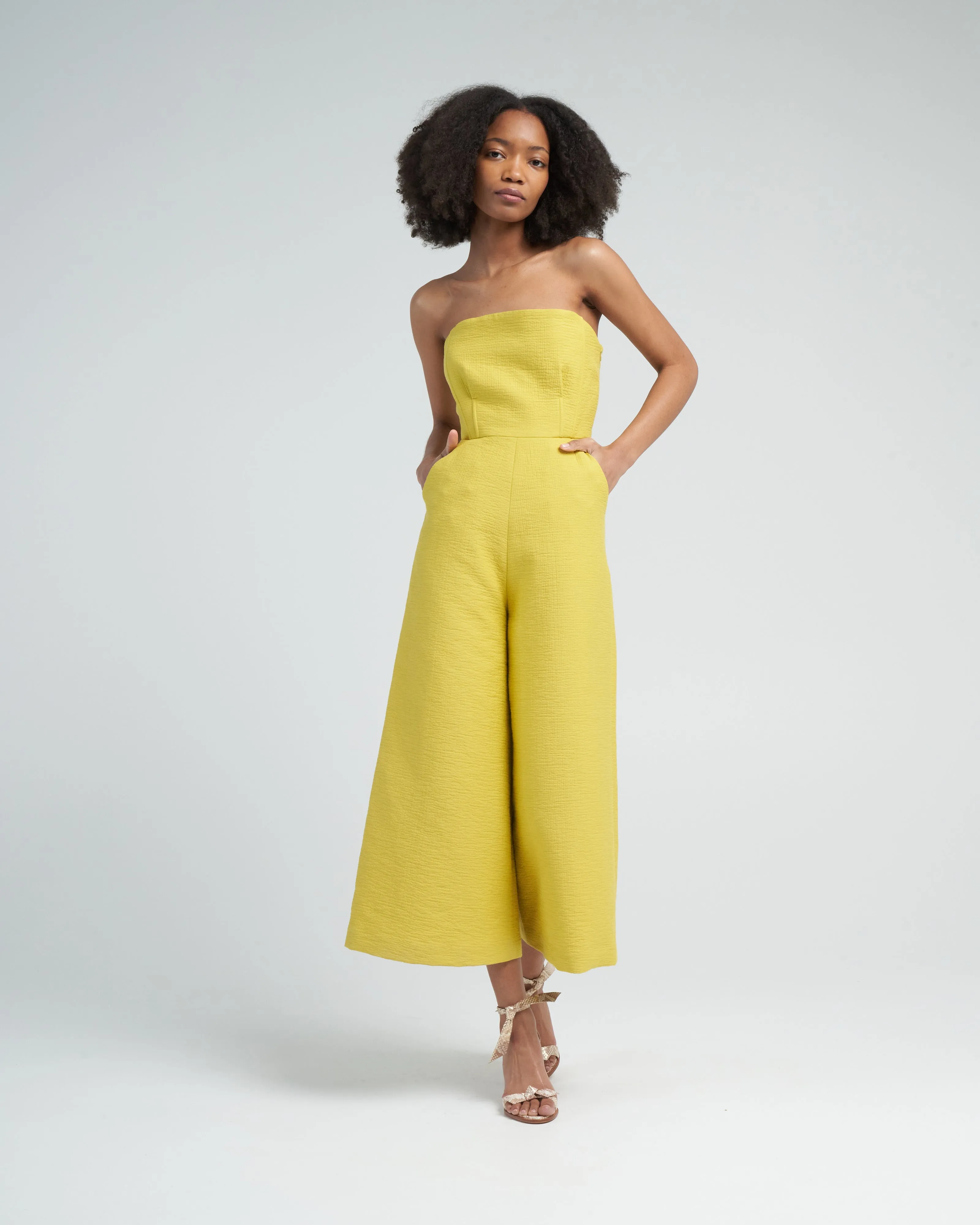 summons jumpsuit - citrine