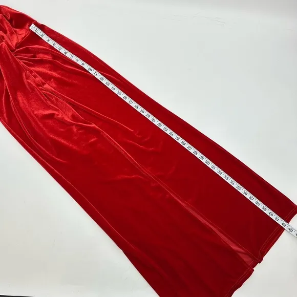 Superdown Aurora Deep V Maxi Dress Size XS