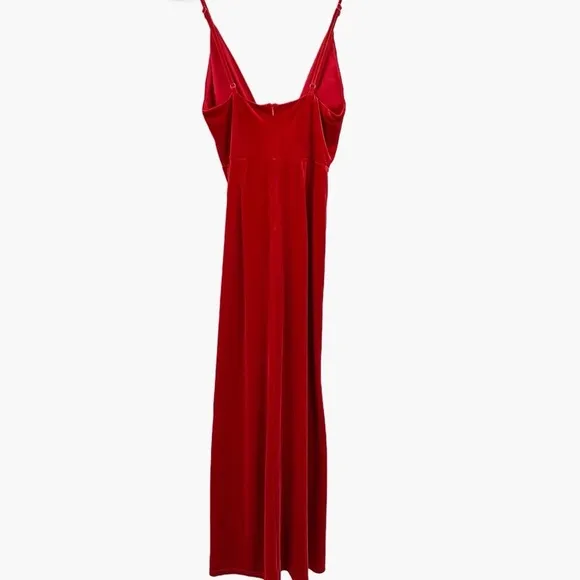 Superdown Aurora Deep V Maxi Dress Size XS
