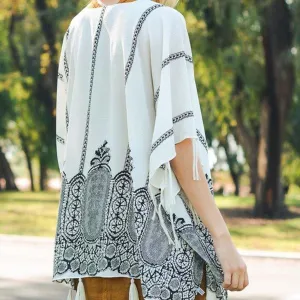 Sweet Autumn Fringe Duster