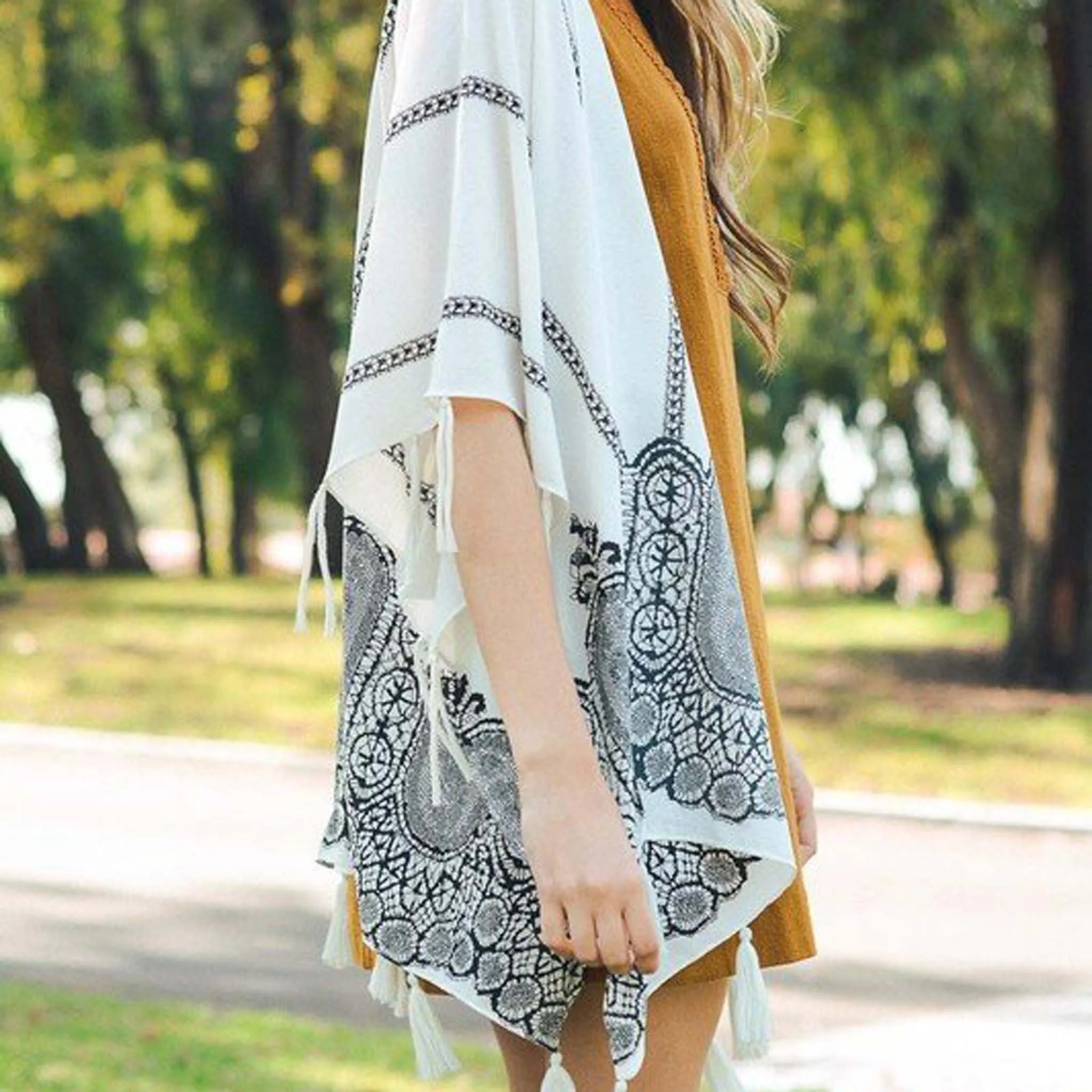 Sweet Autumn Fringe Duster