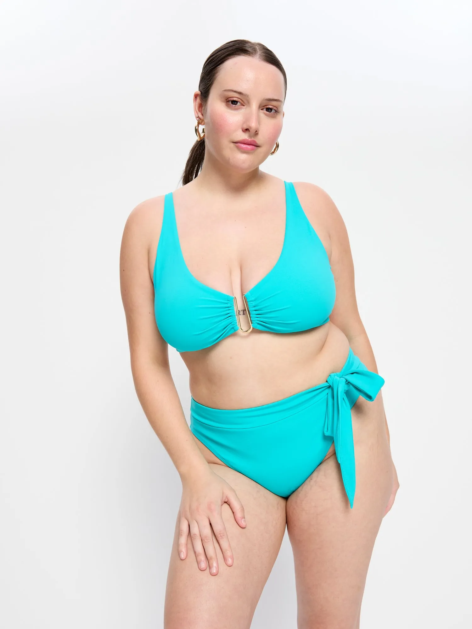 Swim Molokai Hi Waist Tie Bottom High Absorbency Ocean