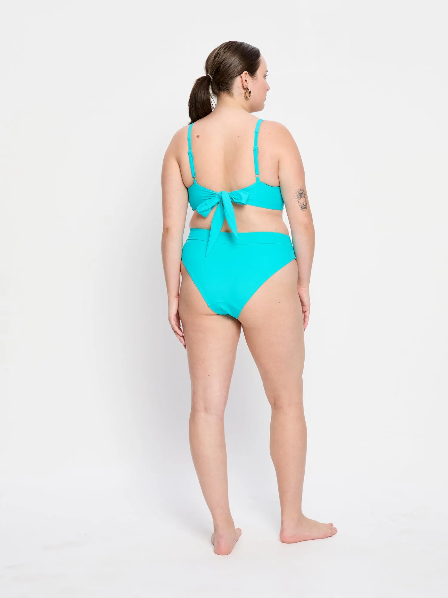 Swim Molokai Hi Waist Tie Bottom High Absorbency Ocean