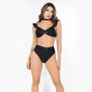Swimwear Ruffle Top